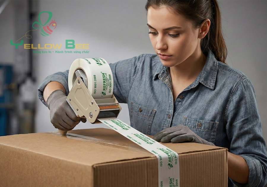 Hướng Dẫn Chọn Size Băng Keo In Logo Phù Hợp Tối Ưu Đóng Gói