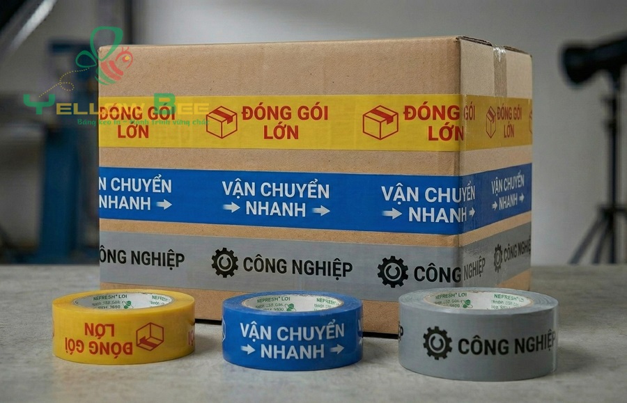 Hướng Dẫn Chọn Size Băng Keo In Logo Phù Hợp Tối Ưu Đóng Gói